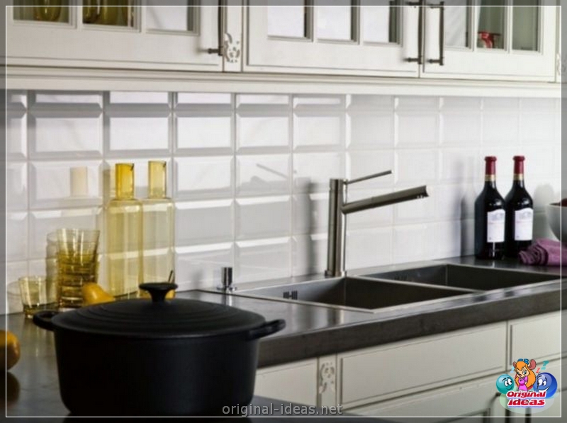 Apron per la cucina: 135 foto di idee di design e consigli sull'uso dei materiali di finitura (idee) Apron per la cucina: 135 foto di idee di design e consigli sull'uso dei materiali di finitura