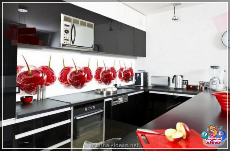 Apron per la cucina: 135 foto di idee di design e consigli sull'uso dei materiali di finitura (idee) Apron per la cucina: 135 foto di idee di design e consigli sull'uso dei materiali di finitura