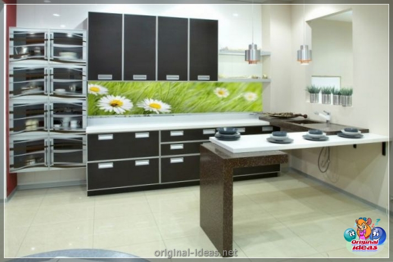 Apron per la cucina: 135 foto di idee di design e consigli sull'uso dei materiali di finitura (foto) Apron per la cucina: 135 foto di idee di design e consigli sull'uso dei materiali di finitura
