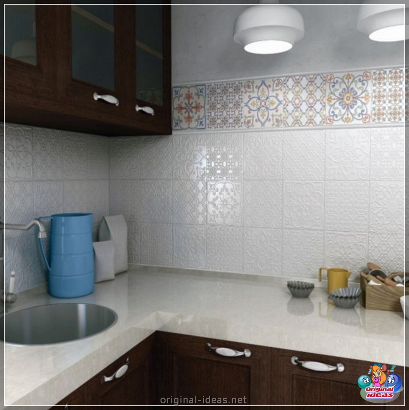 Apron per la cucina: 135 foto di idee di design e consigli sull'uso dei materiali di finitura (idee) Apron per la cucina: 135 foto di idee di design e consigli sull'uso dei materiali di finitura