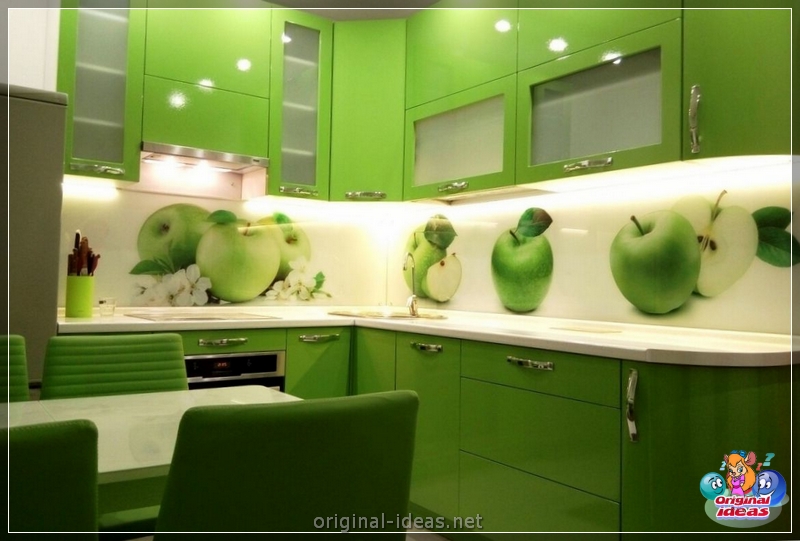 Colore verde all'interno della cucina: regole di design, idee interessanti, combinazioni di colori (colore) Colore verde all'interno della cucina: regole di design, idee interessanti, combinazioni di colori