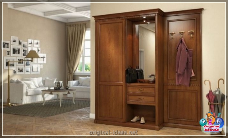 O corredor no estilo clássico: 90 fotos dos projetos atuais e a aplicação das melhores idéias de designer (fotos) O corredor no estilo clássico: 90 fotos dos projetos atuais e a aplicação das melhores idéias de designer