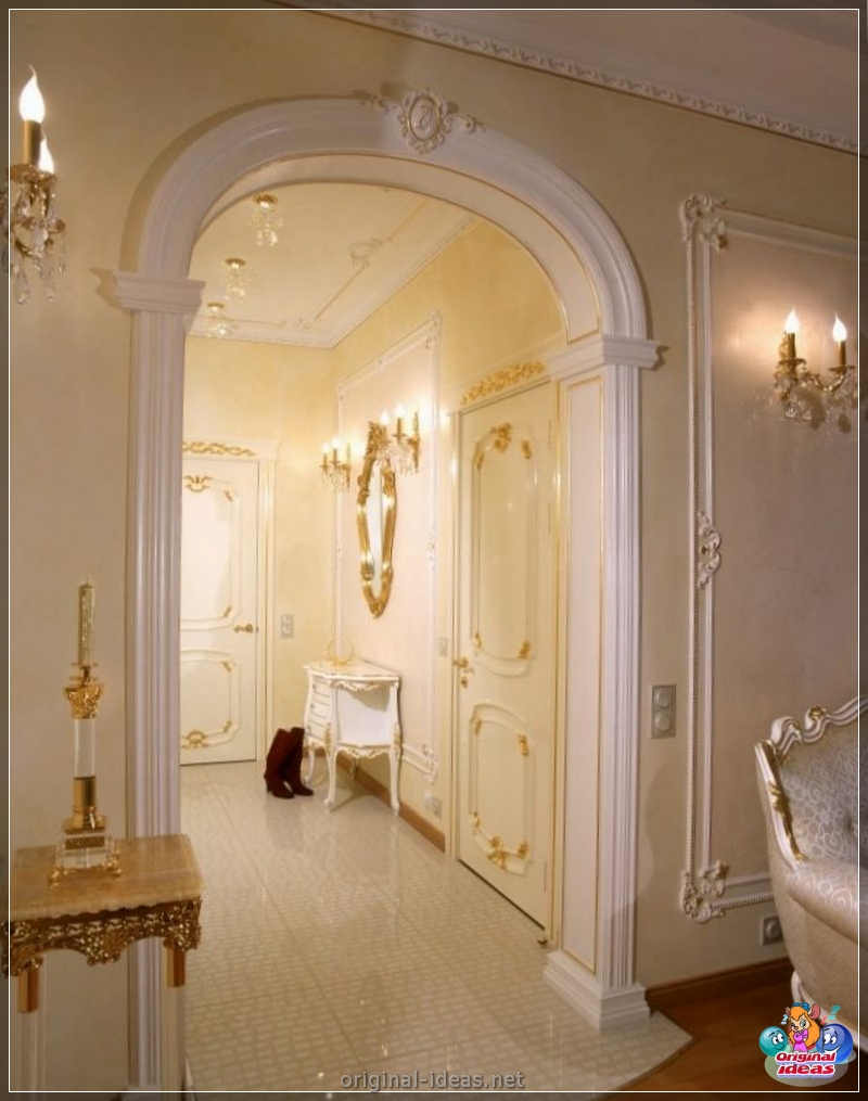 O corredor no estilo clássico: 90 fotos dos projetos atuais e a aplicação das melhores idéias de designer (fotos) O corredor no estilo clássico: 90 fotos dos projetos atuais e a aplicação das melhores idéias de designer