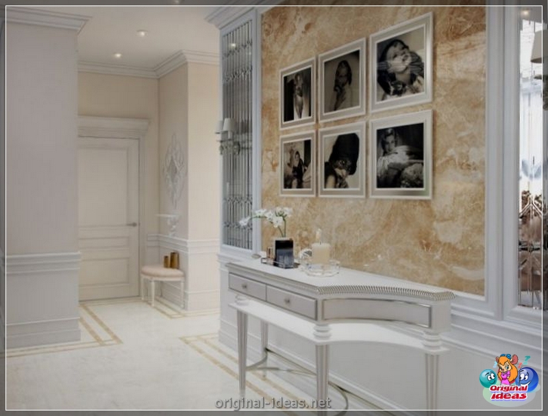 O corredor no estilo clássico: 90 fotos dos projetos atuais e a aplicação das melhores idéias de designer (fotos) O corredor no estilo clássico: 90 fotos dos projetos atuais e a aplicação das melhores idéias de designer