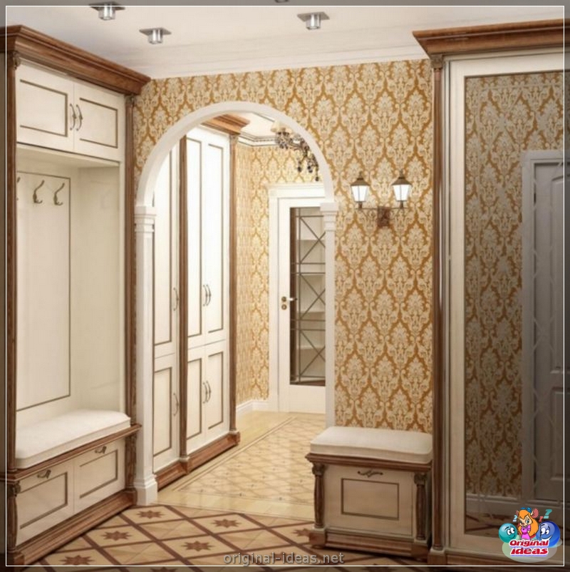 O corredor no estilo clássico: 90 fotos dos projetos atuais e a aplicação das melhores idéias de designer (clássico) O corredor no estilo clássico: 90 fotos dos projetos atuais e a aplicação das melhores idéias de designer