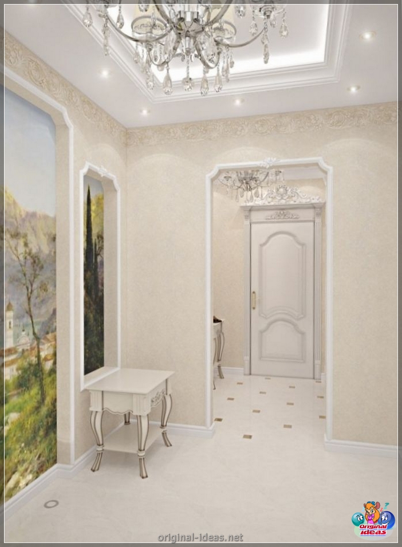 O corredor no estilo clássico: 90 fotos dos projetos atuais e a aplicação das melhores idéias de designer (estilo) O corredor no estilo clássico: 90 fotos dos projetos atuais e a aplicação das melhores idéias de designer