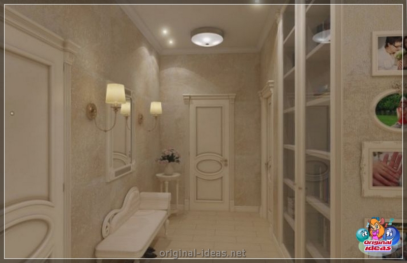 O corredor no estilo clássico: 90 fotos dos projetos atuais e a aplicação das melhores idéias de designer (fotos) O corredor no estilo clássico: 90 fotos dos projetos atuais e a aplicação das melhores idéias de designer