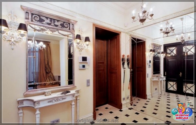 O corredor no estilo clássico: 90 fotos dos projetos atuais e a aplicação das melhores idéias de designer (estilo) O corredor no estilo clássico: 90 fotos dos projetos atuais e a aplicação das melhores idéias de designer
