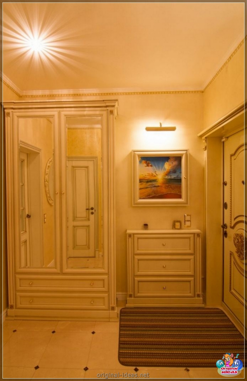 O corredor no estilo clássico: 90 fotos dos projetos atuais e a aplicação das melhores idéias de designer (fotos) O corredor no estilo clássico: 90 fotos dos projetos atuais e a aplicação das melhores idéias de designer