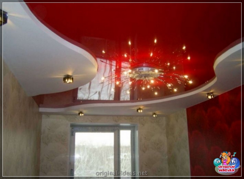 Plafond extensible dans la chambre: méthodes d'installation, options d'utilisation et exemples d'installation (125 photos + vidéo) (extensible) Plafond extensible dans la chambre: méthodes d'installation, options d'utilisation et exemples d'installation (125 photos + vidéo)