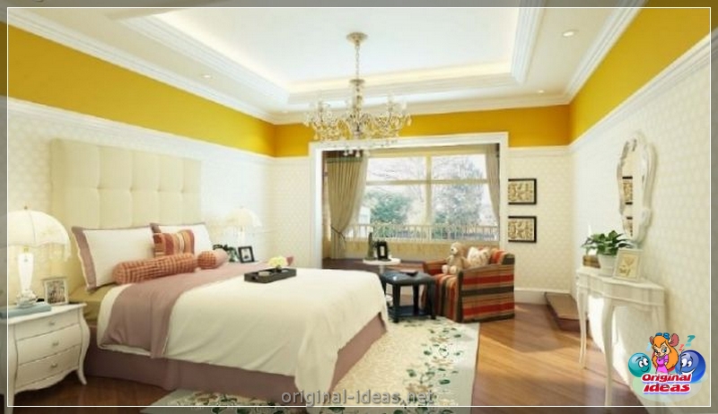 Plafond extensible dans la chambre: méthodes d'installation, options d'utilisation et exemples d'installation (125 photos + vidéo) (dans) Plafond extensible dans la chambre: méthodes d'installation, options d'utilisation et exemples d'installation (125 photos + vidéo)