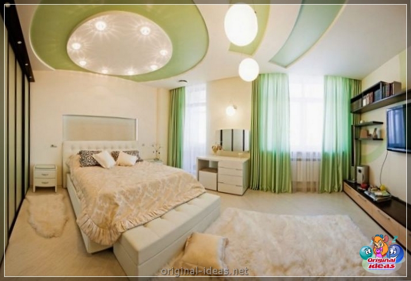 Plafond extensible dans la chambre: méthodes d'installation, options d'utilisation et exemples d'installation (125 photos + vidéo) (plafond) Plafond extensible dans la chambre: méthodes d'installation, options d'utilisation et exemples d'installation (125 photos + vidéo)