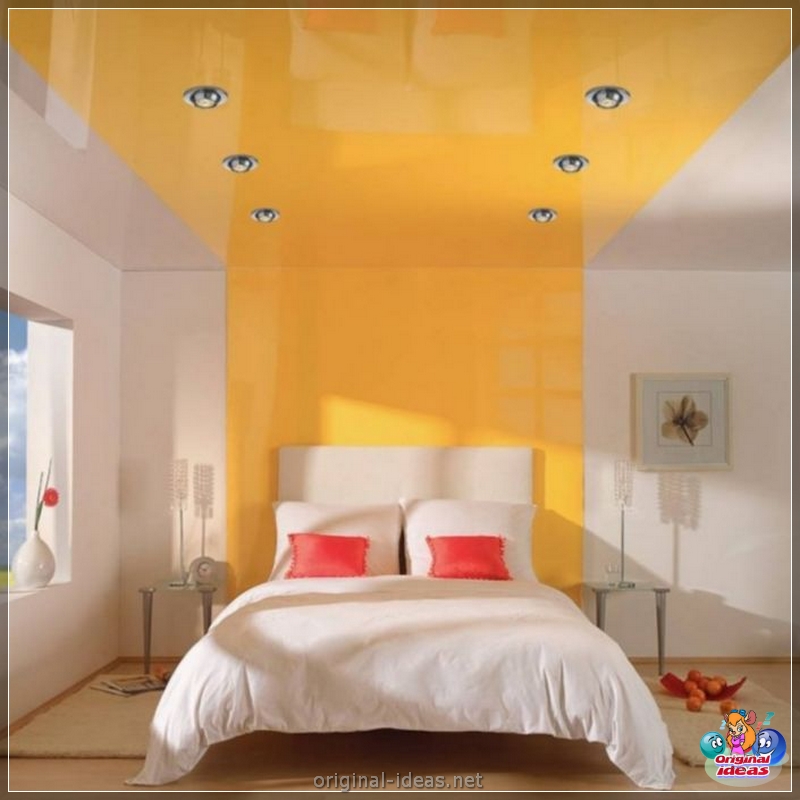 Plafond extensible dans la chambre: méthodes d'installation, options d'utilisation et exemples d'installation (125 photos + vidéo) (plafond) Plafond extensible dans la chambre: méthodes d'installation, options d'utilisation et exemples d'installation (125 photos + vidéo)