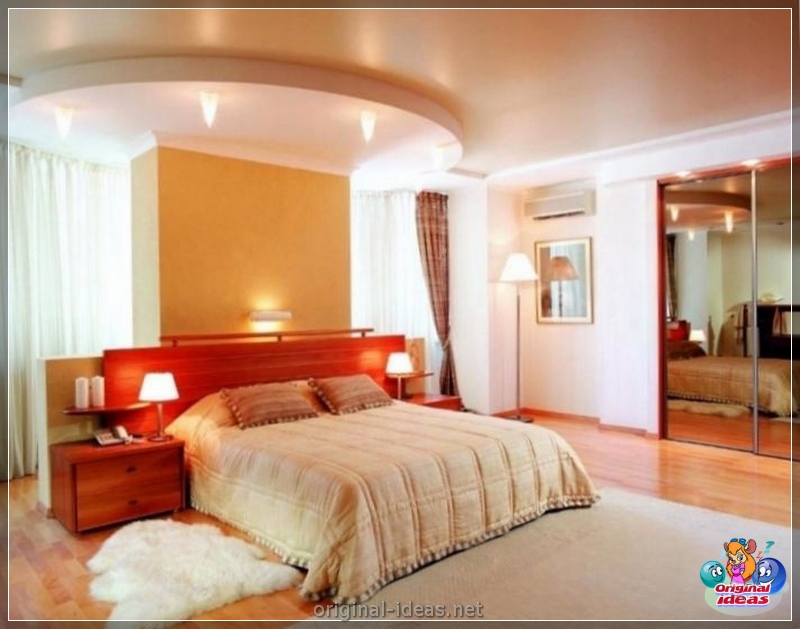 Plafond extensible dans la chambre: méthodes d'installation, options d'utilisation et exemples d'installation (125 photos + vidéo) (dans) Plafond extensible dans la chambre: méthodes d'installation, options d'utilisation et exemples d'installation (125 photos + vidéo)
