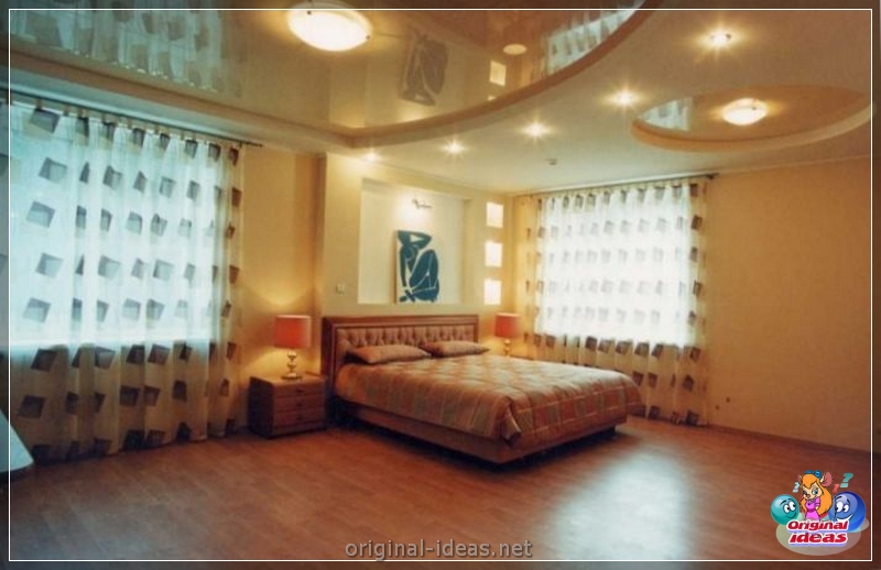 Plafond extensible dans la chambre: méthodes d'installation, options d'utilisation et exemples d'installation (125 photos + vidéo) (extensible) Plafond extensible dans la chambre: méthodes d'installation, options d'utilisation et exemples d'installation (125 photos + vidéo)