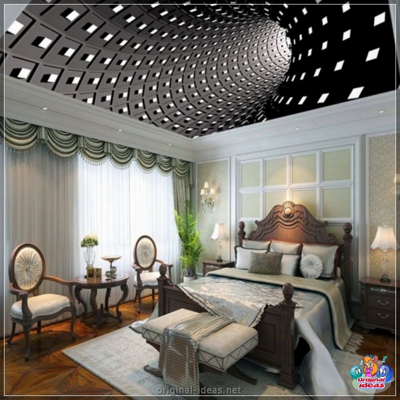 Plafond extensible dans la chambre: méthodes d'installation, options d'utilisation et exemples d'installation (125 photos + vidéo) (plafond) Plafond extensible dans la chambre: méthodes d'installation, options d'utilisation et exemples d'installation (125 photos + vidéo)