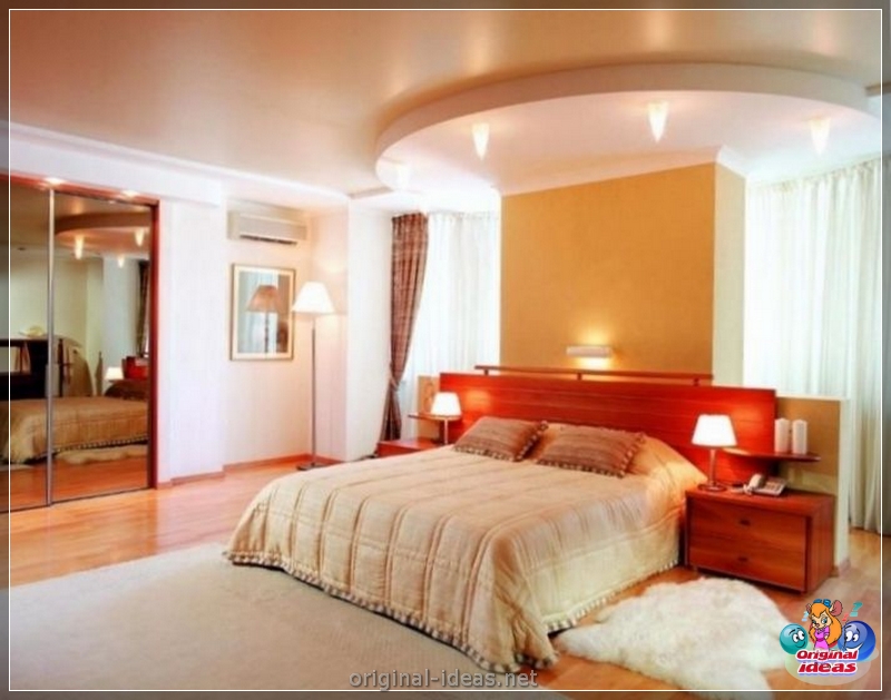Plafond extensible dans la chambre: méthodes d'installation, options d'utilisation et exemples d'installation (125 photos + vidéo) (chambre) Plafond extensible dans la chambre: méthodes d'installation, options d'utilisation et exemples d'installation (125 photos + vidéo)