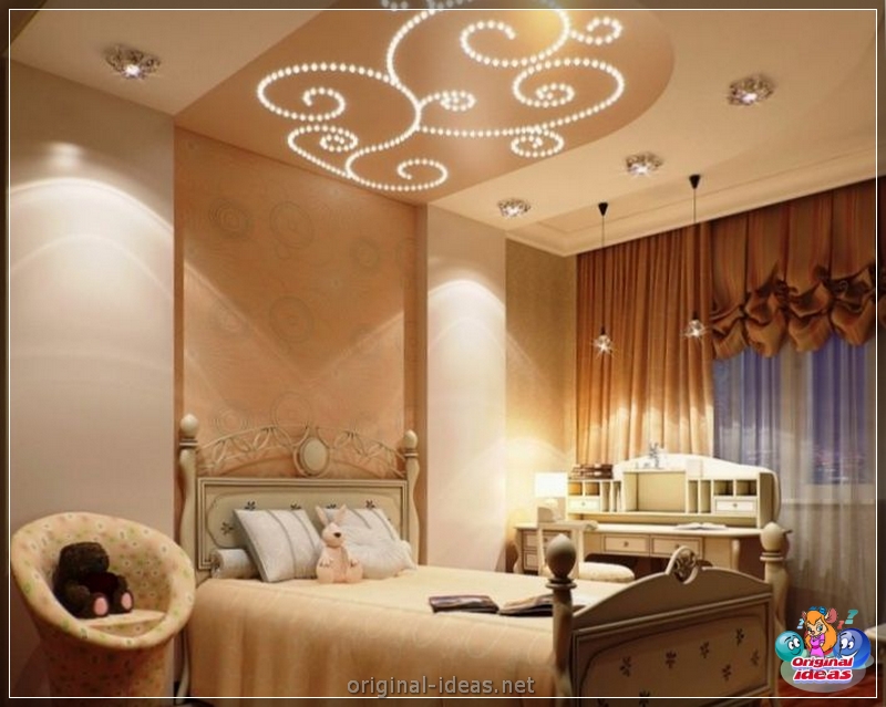 Plafond extensible dans la chambre: méthodes d'installation, options d'utilisation et exemples d'installation (125 photos + vidéo) (extensible) Plafond extensible dans la chambre: méthodes d'installation, options d'utilisation et exemples d'installation (125 photos + vidéo)