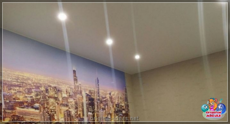 Plafond extensible dans la chambre: méthodes d'installation, options d'utilisation et exemples d'installation (125 photos + vidéo) (plafond) Plafond extensible dans la chambre: méthodes d'installation, options d'utilisation et exemples d'installation (125 photos + vidéo)