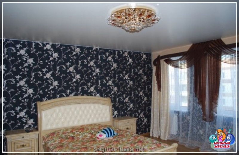Plafond extensible dans la chambre: méthodes d'installation, options d'utilisation et exemples d'installation (125 photos + vidéo) (plafond) Plafond extensible dans la chambre: méthodes d'installation, options d'utilisation et exemples d'installation (125 photos + vidéo)