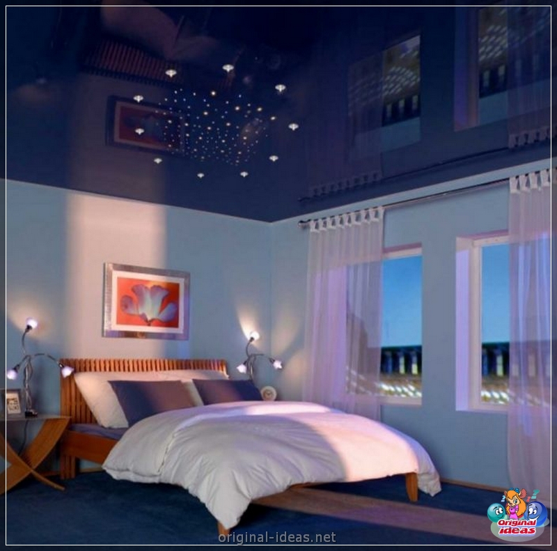 Plafond extensible dans la chambre: méthodes d'installation, options d'utilisation et exemples d'installation (125 photos + vidéo) (extensible) Plafond extensible dans la chambre: méthodes d'installation, options d'utilisation et exemples d'installation (125 photos + vidéo)