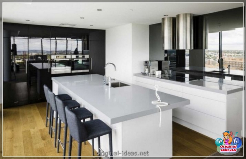 Modernas cocinas: 105 fotos de soluciones originales y elegantes para el diseño de la cocina (cocinas) Modernas cocinas: 105 fotos de soluciones originales y elegantes para el diseño de la cocina