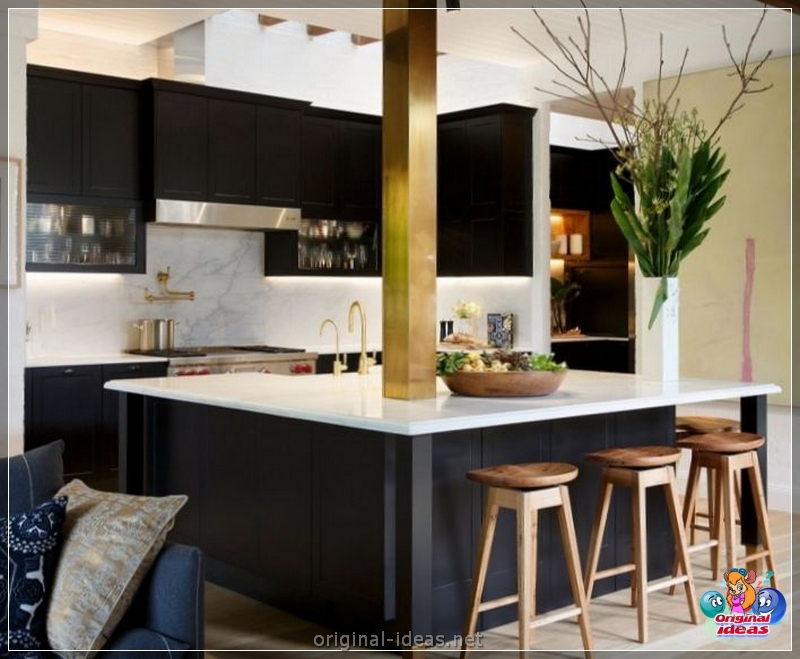 Modernas cocinas: 105 fotos de soluciones originales y elegantes para el diseño de la cocina (fotos) Modernas cocinas: 105 fotos de soluciones originales y elegantes para el diseño de la cocina
