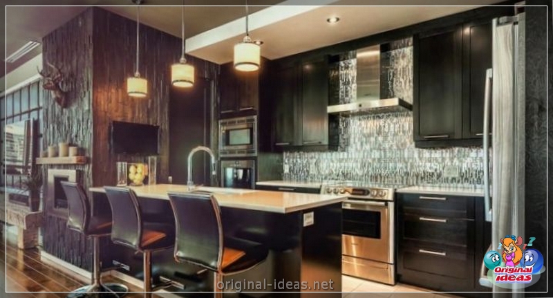 Modernas cocinas: 105 fotos de soluciones originales y elegantes para el diseño de la cocina (cocinas) Modernas cocinas: 105 fotos de soluciones originales y elegantes para el diseño de la cocina
