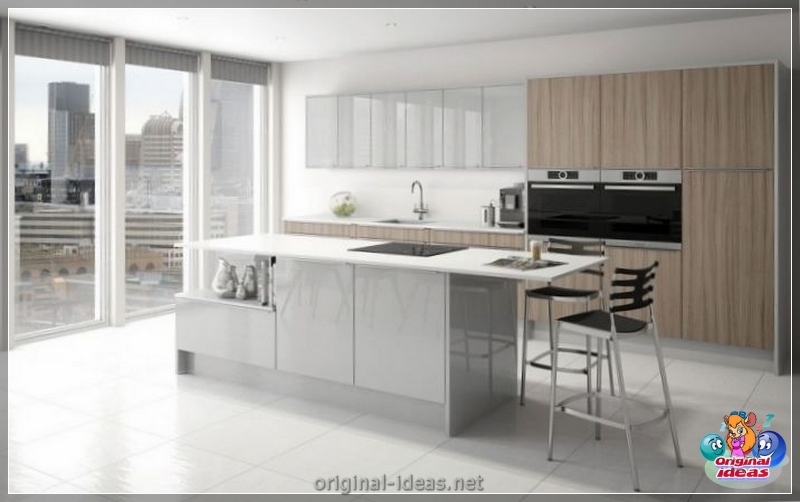 Modernas cocinas: 105 fotos de soluciones originales y elegantes para el diseño de la cocina (cocinas) Modernas cocinas: 105 fotos de soluciones originales y elegantes para el diseño de la cocina