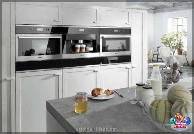 Técnica construída para a cozinha: tipos de tecnologia e regras básicas de instalação (105 fotos) (para) Técnica construída para a cozinha: tipos de tecnologia e regras básicas de instalação (105 fotos)
