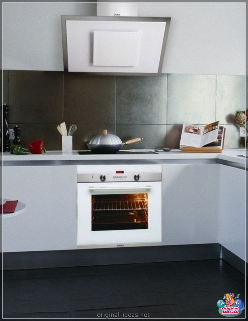 Técnica construída para a cozinha: tipos de tecnologia e regras básicas de instalação (105 fotos) (construída) Técnica construída para a cozinha: tipos de tecnologia e regras básicas de instalação (105 fotos)