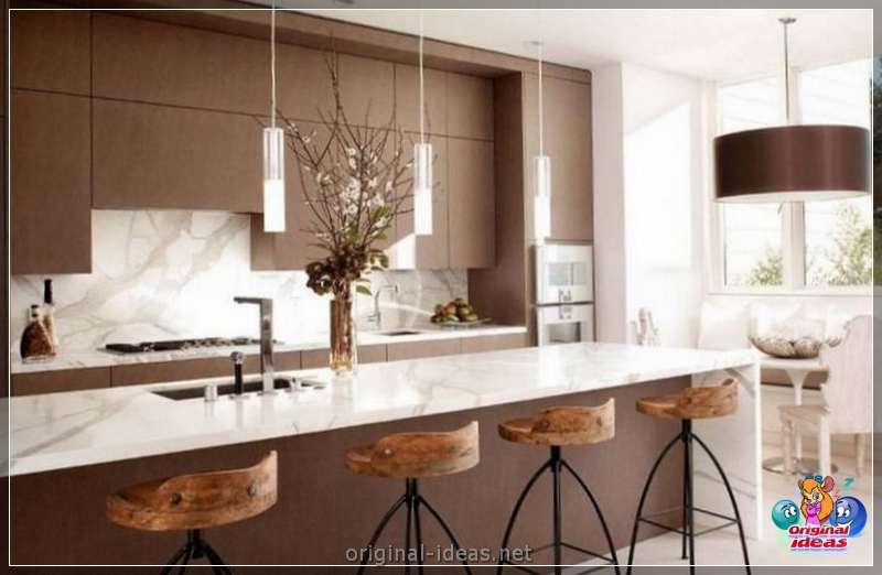 Cocina con un bar: 105 fotos reales del uso de un bar en la cocina (reales) Cocina con un bar: 105 fotos reales del uso de un bar en la cocina