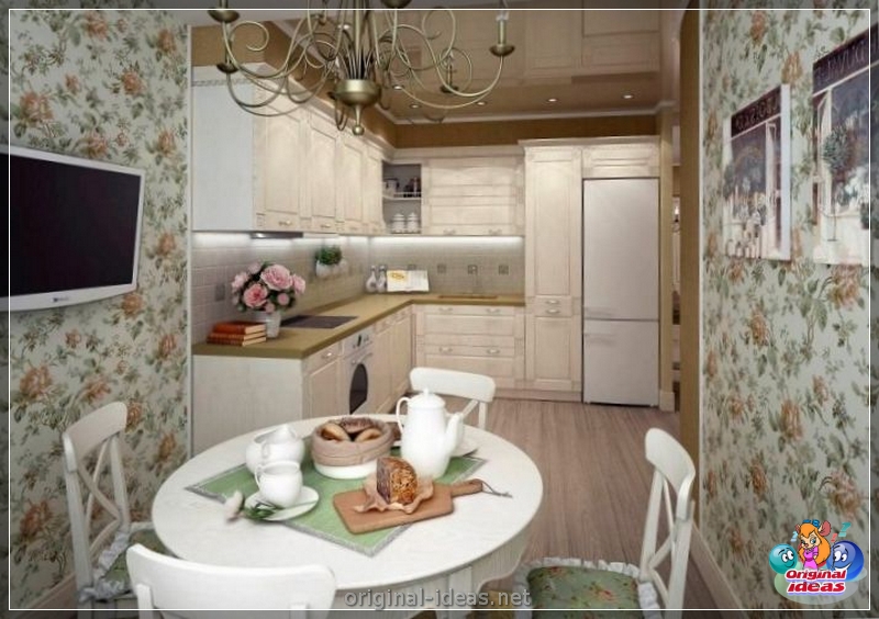 TV sur la cuisine: 130 photos Comment placer une télévision compétente (photos) TV sur la cuisine: 130 photos Comment placer une télévision compétente