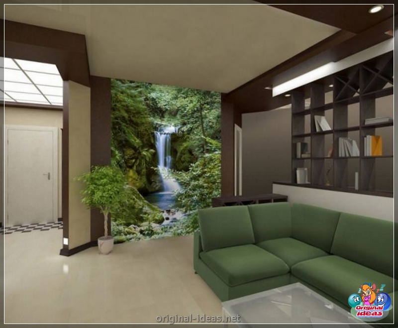 Fond d'écran dans le salon: 145 photos des meilleures idées élégantes et du beau design (salon) Fond d'écran dans le salon: 145 photos des meilleures idées élégantes et du beau design