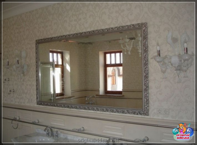 Espelho no banheiro: 115 fotos de idéias de design e critérios para escolher espelhos (fotos) Espelho no banheiro: 115 fotos de idéias de design e critérios para escolher espelhos