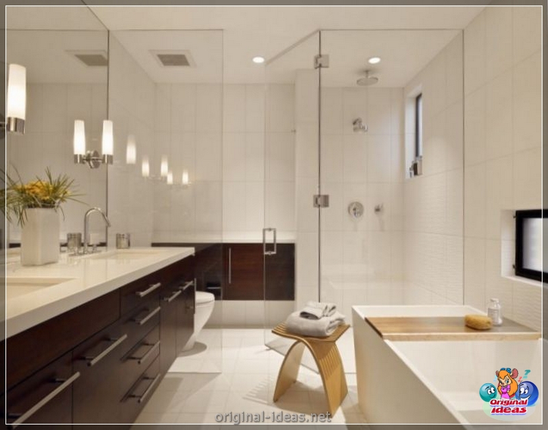 Espelho no banheiro: 115 fotos de idéias de design e critérios para escolher espelhos (fotos) Espelho no banheiro: 115 fotos de idéias de design e critérios para escolher espelhos