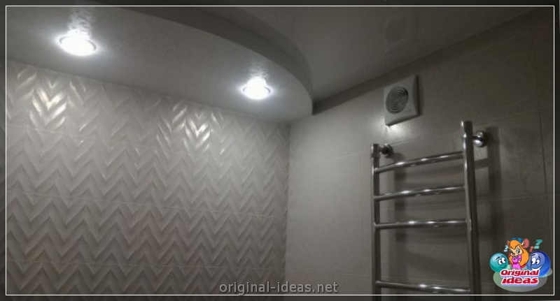 Sufit w łazience - 125 zdjęć opcji projektowych i stylowej dekoracji sufitowej (opcji) Sufit w łazience - 125 zdjęć opcji projektowych i stylowej dekoracji sufitowej