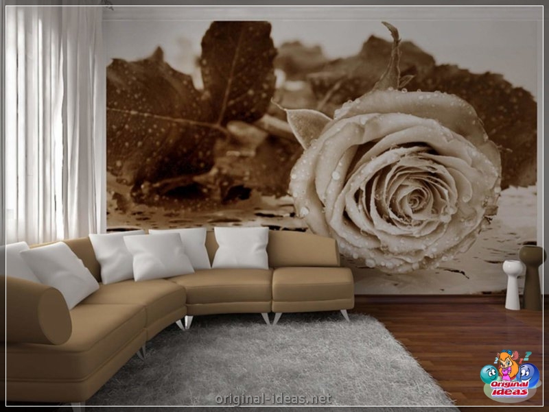 Papel tapiz en el interior - 65 fotos de opciones para la combinación de diseño perfecta (papel, tapiz, interior, fotos) Papel tapiz en el interior - 65 fotos de opciones para la combinación de diseño perfecta