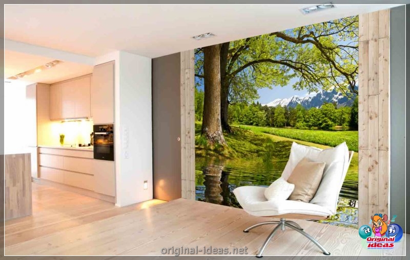 Papel tapiz en el interior - 65 fotos de opciones para la combinación de diseño perfecta (papel, tapiz, interior, fotos) Papel tapiz en el interior - 65 fotos de opciones para la combinación de diseño perfecta