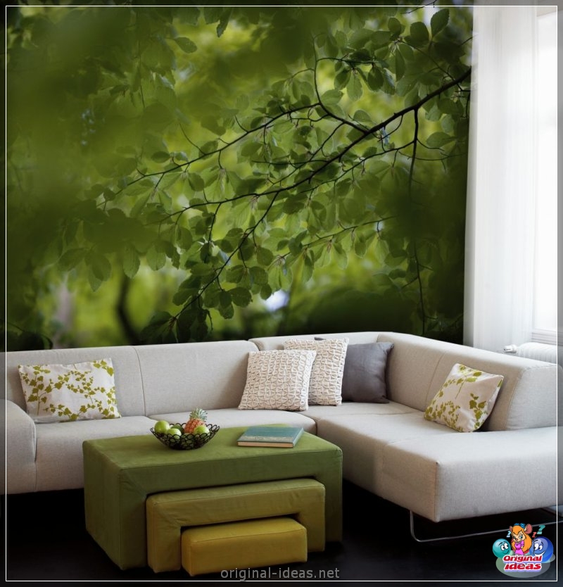 Papel tapiz en el interior - 65 fotos de opciones para la combinación de diseño perfecta (papel, tapiz, interior, fotos) Papel tapiz en el interior - 65 fotos de opciones para la combinación de diseño perfecta