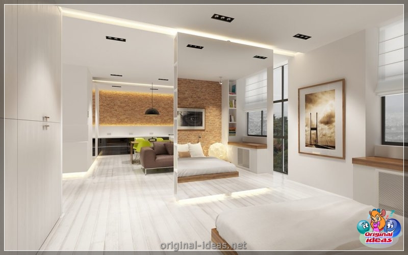 Partición en la sala de estar - Opciones para una colocación perfecta en el interior de la sala de estar (120 fotos) (partición, sala, estar, opciones) Partición en la sala de estar - Opciones para una colocación perfecta en el interior de la sala de estar (120 fotos)