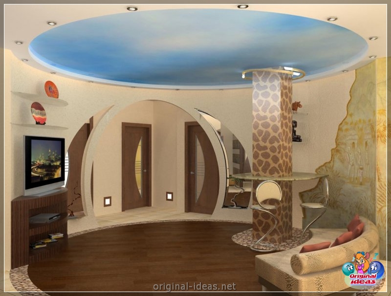 Arch in the living room - TOP 100 photos of the most interesting and beautiful ideas! (arch, living, room, photos, most, beautiful) Arch in the living room - TOP 100 photos of the most interesting and beautiful ideas!