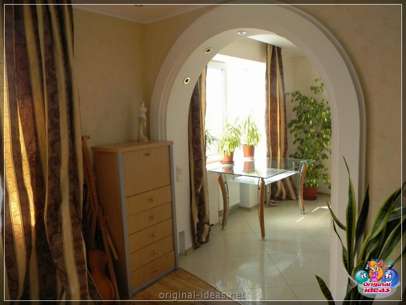 Arch in the living room - TOP 100 photos of the most interesting and beautiful ideas! (arch, living, room, photos, most, beautiful) Arch in the living room - TOP 100 photos of the most interesting and beautiful ideas!