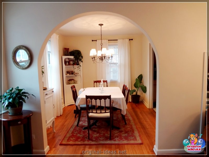 Arch in the living room - TOP 100 photos of the most interesting and beautiful ideas! (arch, living, room, photos, most, beautiful) Arch in the living room - TOP 100 photos of the most interesting and beautiful ideas!