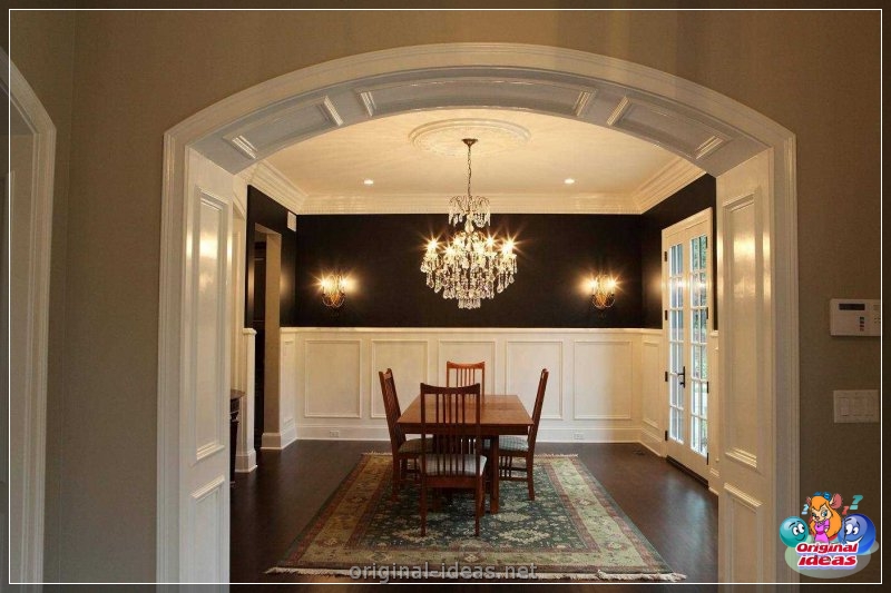 Arch in the living room - TOP 100 photos of the most interesting and beautiful ideas! (arch, living, room, photos, most, beautiful) Arch in the living room - TOP 100 photos of the most interesting and beautiful ideas!