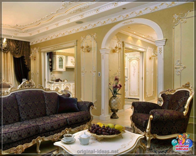 Arch in the living room - TOP 100 photos of the most interesting and beautiful ideas! (arch, living, room, photos, most, beautiful) Arch in the living room - TOP 100 photos of the most interesting and beautiful ideas!