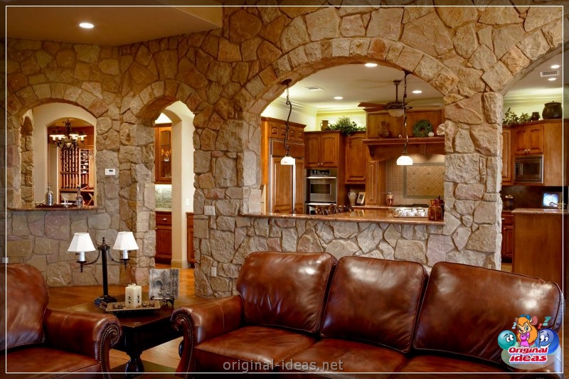 Arch in the living room - TOP 100 photos of the most interesting and beautiful ideas! (arch, living, room, photos, most, beautiful) Arch in the living room - TOP 100 photos of the most interesting and beautiful ideas!
