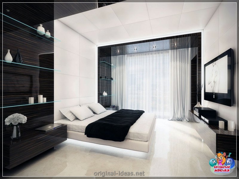 Dormituras de alta tecnología - 105 fotos con opciones de arreglo brillante (alta, tecnología, fotos, opciones, brillante) Dormituras de alta tecnología - 105 fotos con opciones de arreglo brillante