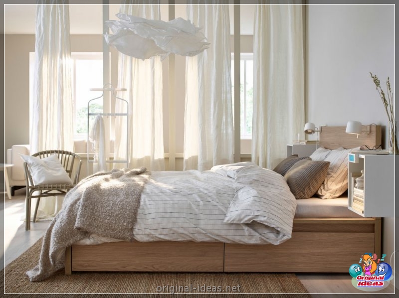 Спальні IKEA - 150 фотаздымкаў самых прыгожых варыянтаў для вашага камфорту (спальні, ikea) Спальні IKEA - 150 фотаздымкаў самых прыгожых варыянтаў для вашага камфорту