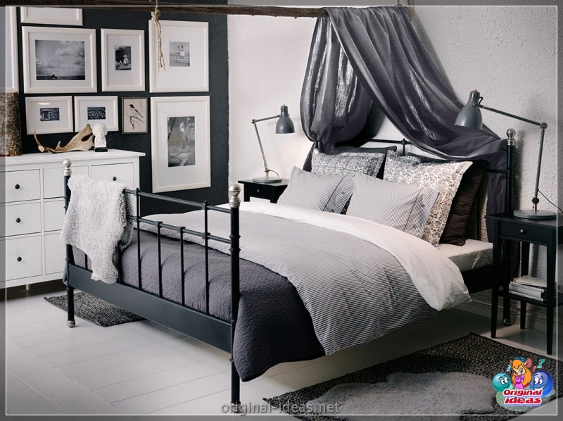Спальні IKEA - 150 фотаздымкаў самых прыгожых варыянтаў для вашага камфорту (спальні, ikea) Спальні IKEA - 150 фотаздымкаў самых прыгожых варыянтаў для вашага камфорту